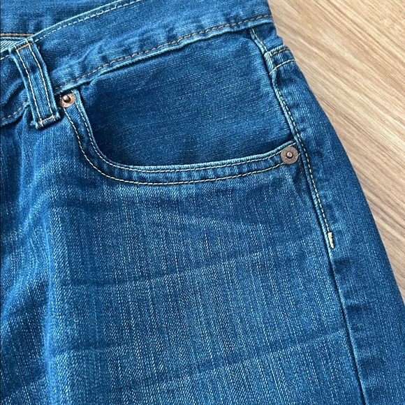 Levi's Dark Blue Straight Jeans - Picture 7 of 9